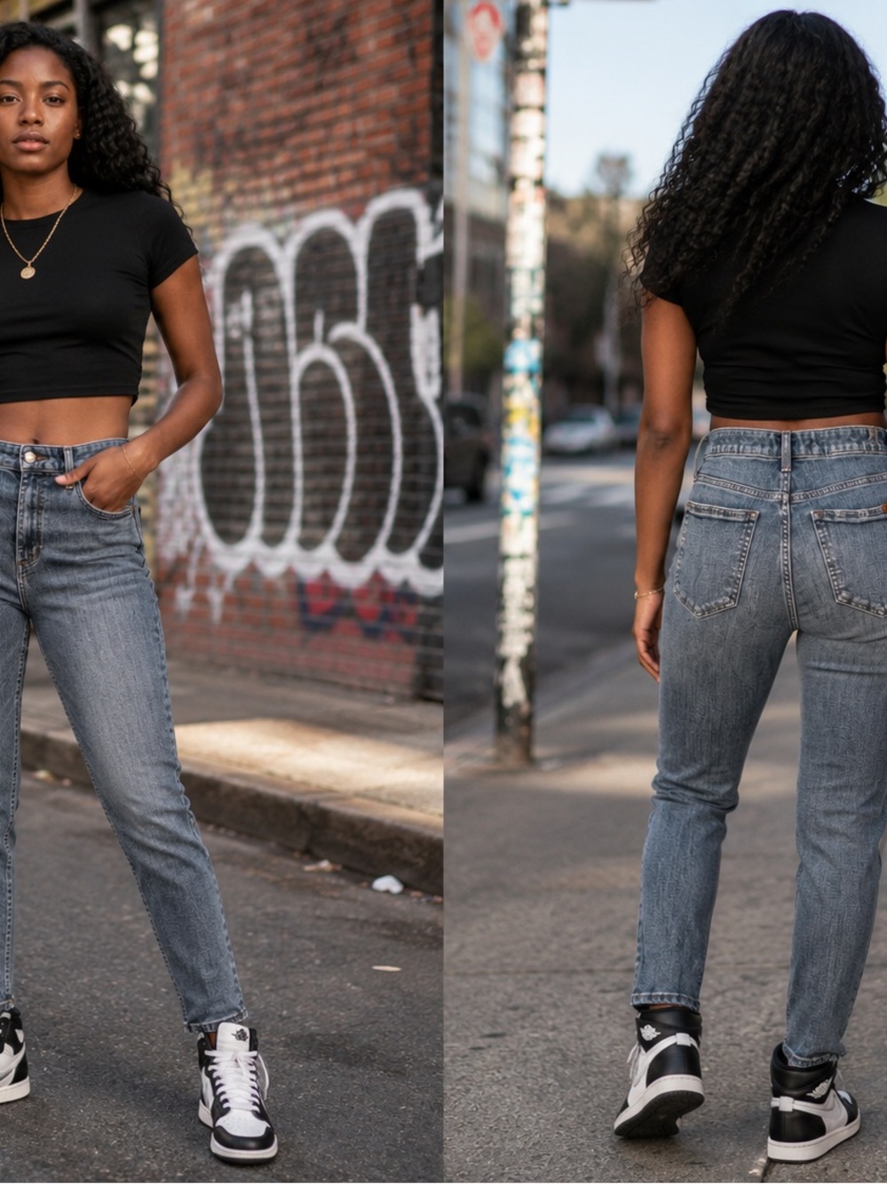 High-Rise Vintage Wash Women’s Jeans
